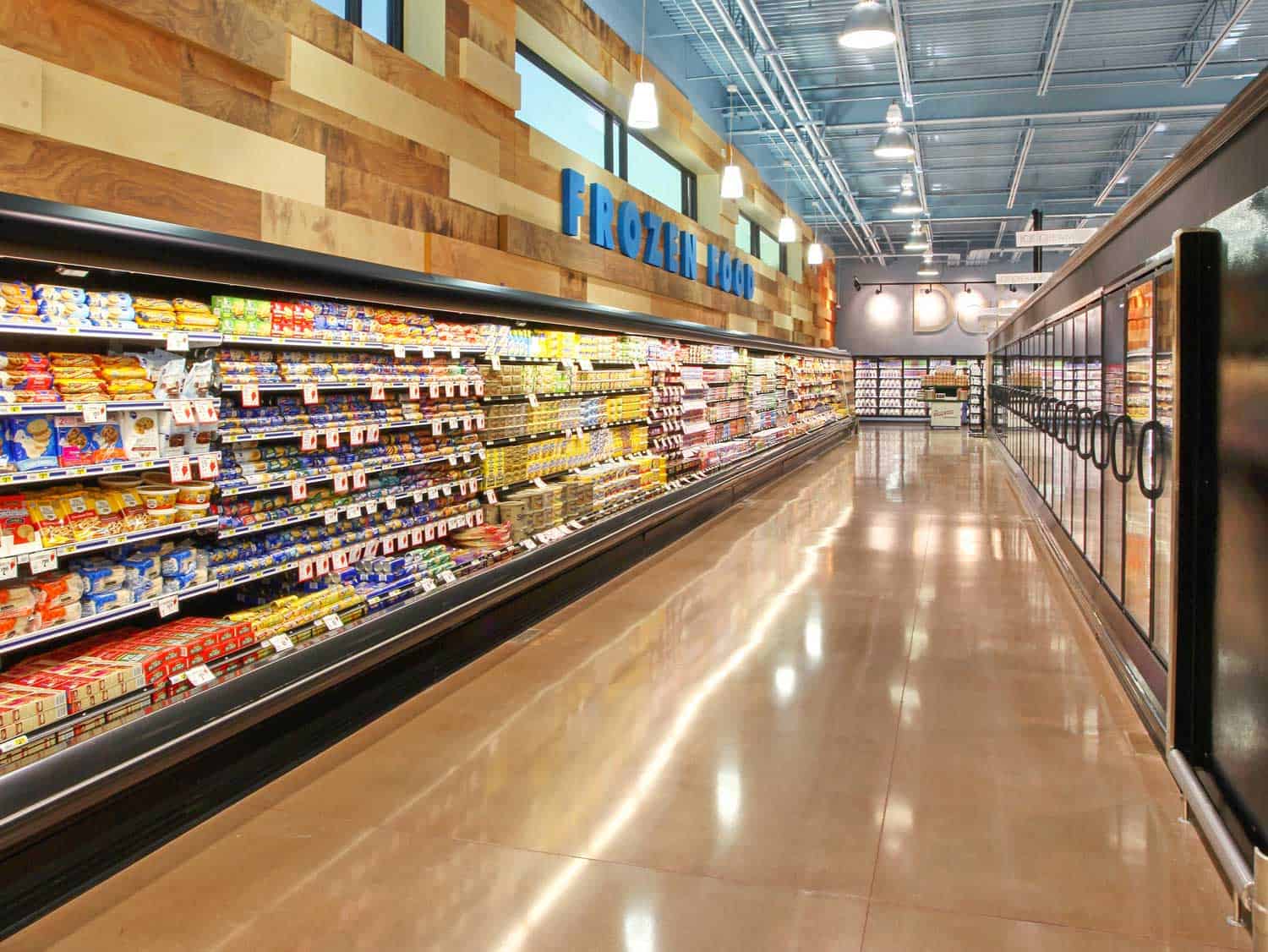 LS concrete floor grocery store